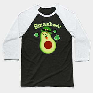 St Patrick's Day Smashed Avocado Keto Diet Pun Baseball T-Shirt